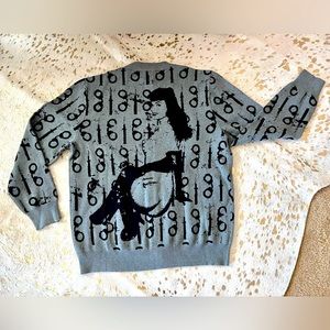 Underground Vintage Style Pin-Up Bettie Page BDSM Button Front Cardigan Sweater